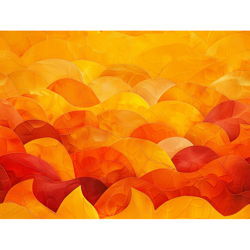 Leaves Shower Curtain -  Art Bathroom Decor, 73"H x 70"W
