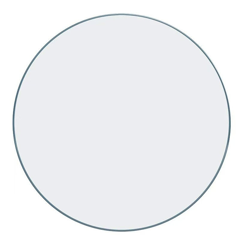 23.6 Inch Round Glass Table Top, 3/10 Thick Tempered, Five - Fold Toughness, Edge Strength,, 0.29" H x 24.12" L x 23.34" W