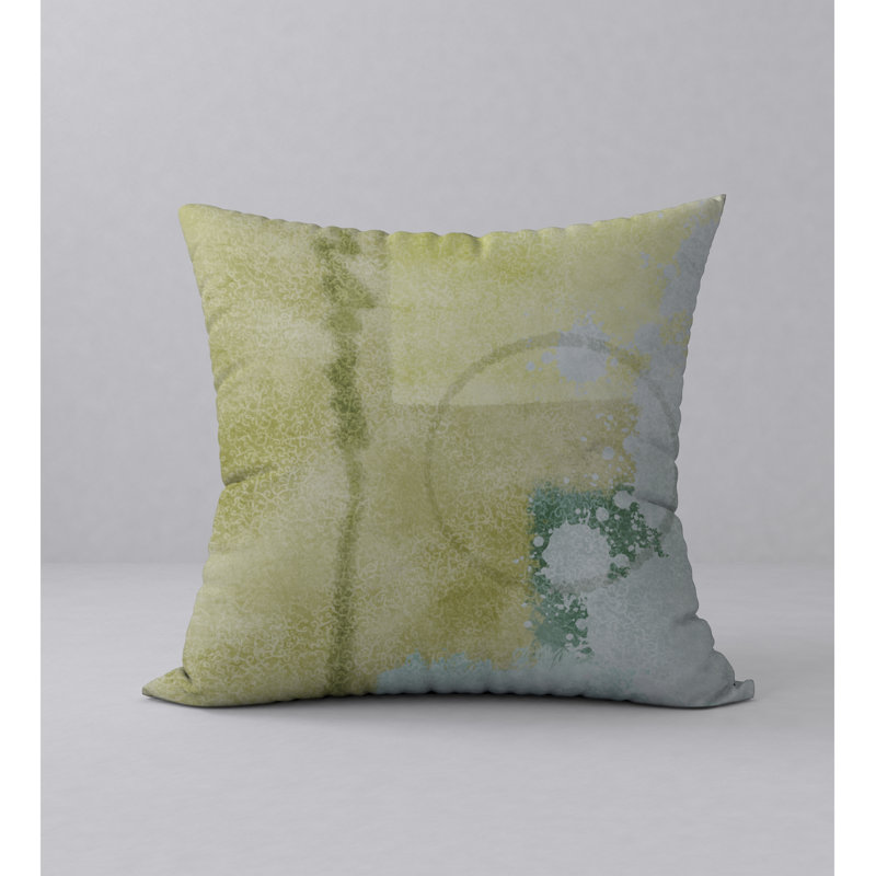 Abstract Reversible Throw Pillow, 20" x 20"