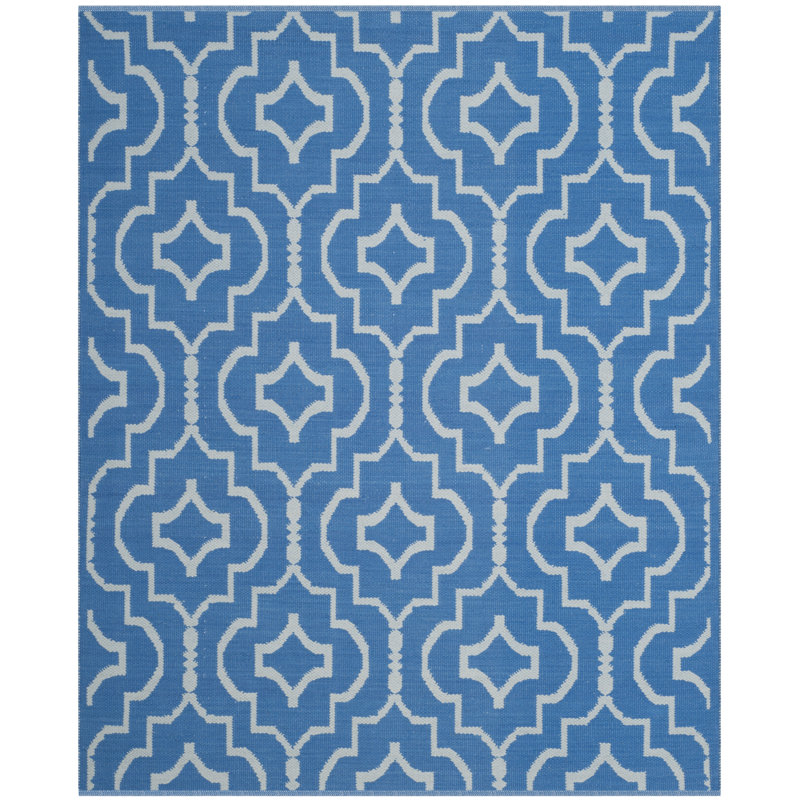 Rennie Hand Woven Cotton Geometric Rug, Rectangle 3' x 5'