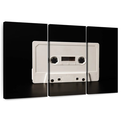 Abarca White Audio Cassette Tape