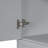 Bathroom Storage Cabinet With Two Laundry Baskets, Storage Cabinet With Doors And Drawer For Home, Grey-937269146