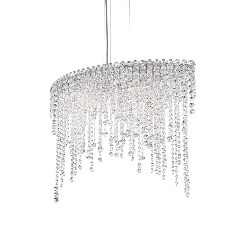 Chantant 6 - Light Crystal Chandelier, Heritage Handcut Clear