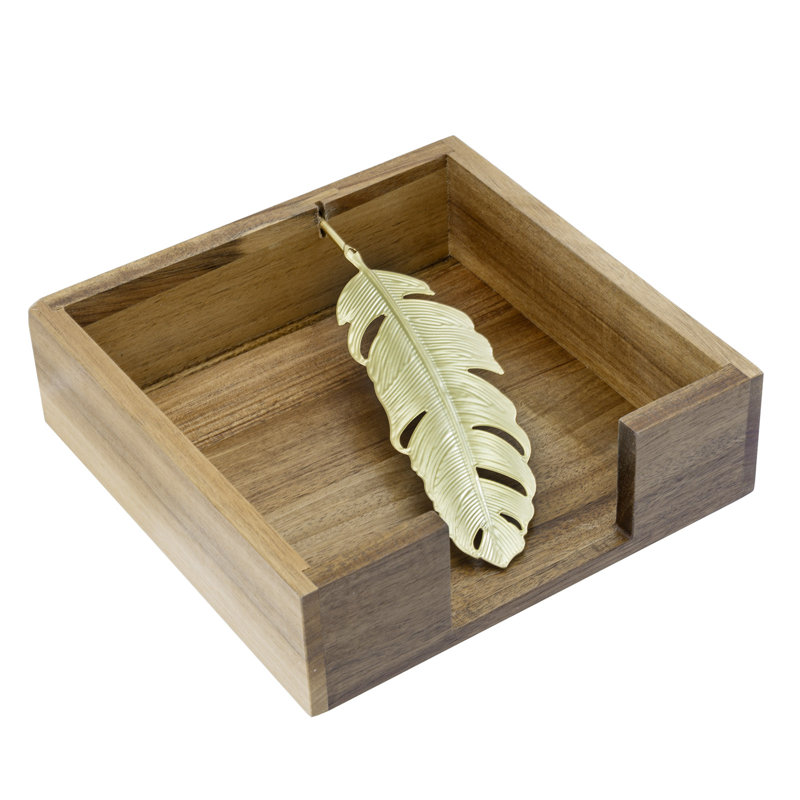 Porte-serviettes en acacia