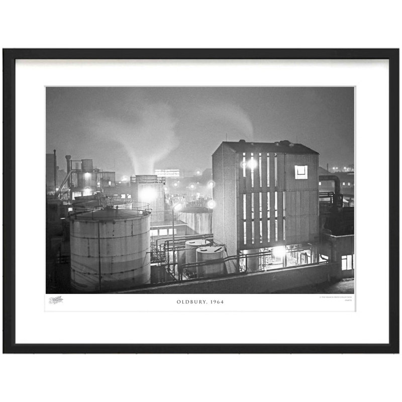 Oldbury, 1964 - Single Picture Frame Print, 40cm H x 50cm W x 2.3cm D