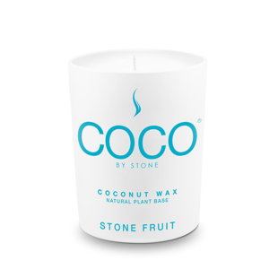 Stone Fruit Natural Coconut Apricot Wax Candle