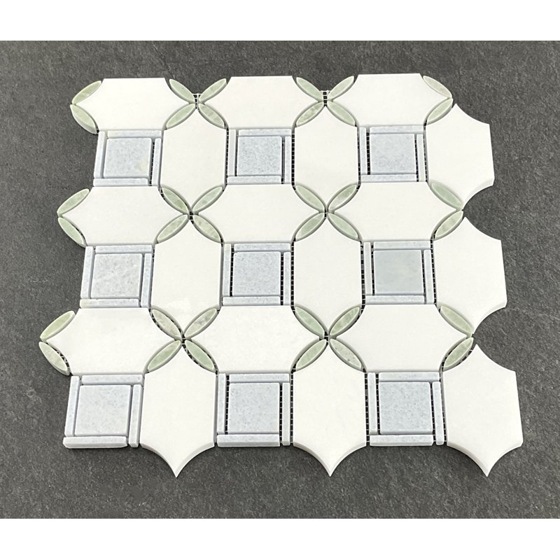 Carrelage mosaïque en marbre Water Jet
