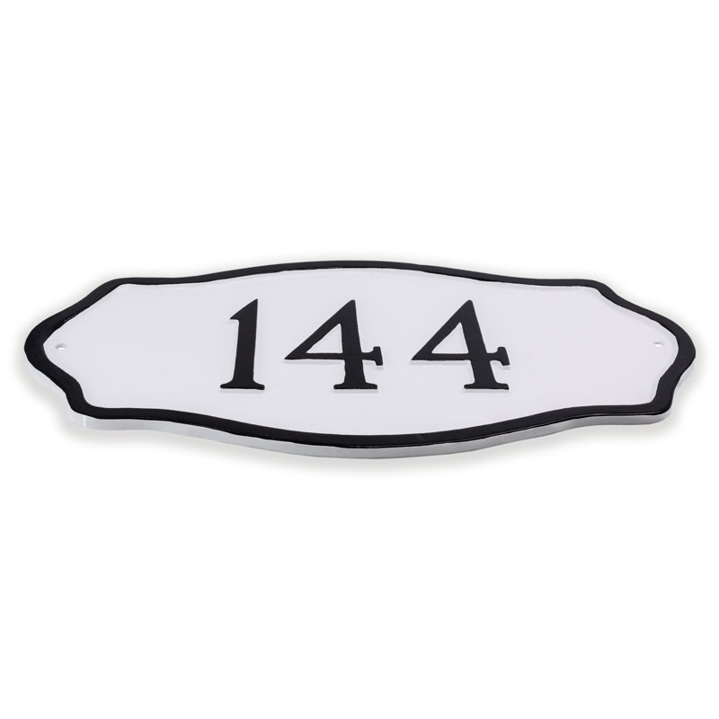 Hampton Oval Wall Plaque, Yes, Black/Gold