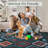 Washable Geometric Area Rug – Modern Rustic Style, Easy-Clean, Non-Shedding Carpet for Living Room, Bedroom, Kitchen, Dining, Nursery, Farmhouse-1109858589