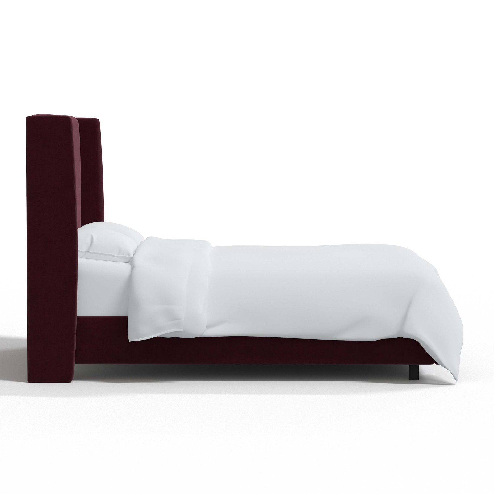 Tilly Upholstered Bed, Twin, Luxe Raisin Velvet