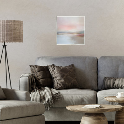 Muted Landscape Distant Horizon Wall Plaque, design by Petal Prints Design
