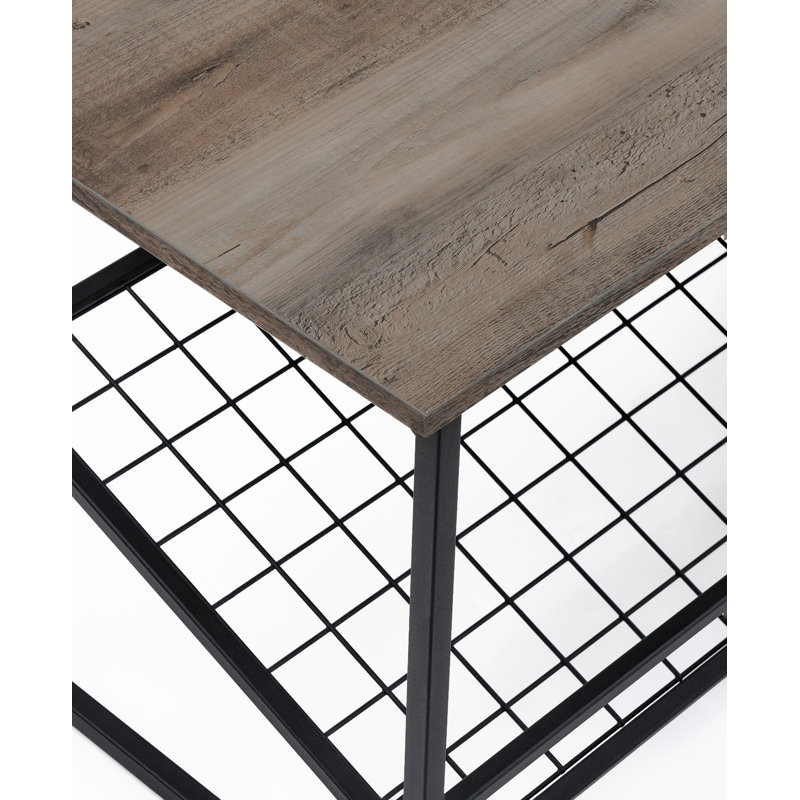 Kleist Hall Tree with Bench and Shoe Storage, Gray Wash