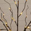 3Ft. 5Ft. 6Ft. Artificial Brown Birch Trees With Warm White LED Lights - Set Of 3-176224284-176224290