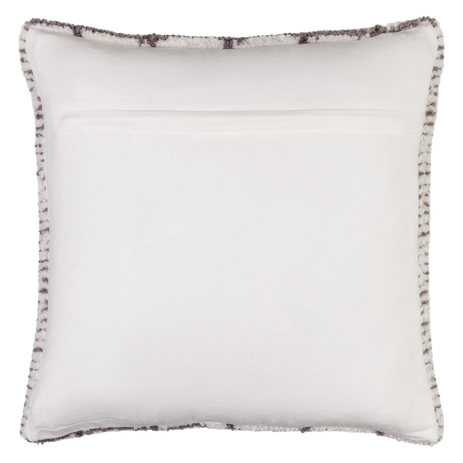 Wanderer Plaid Throw Pillow, Down, 22" x 22", Dark Charcoal