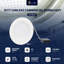 Luminaire encastré commercial de 10 pouces à DEL avec boîte en J, puissance réglable 22/29 / 37,5W, 3 couleurs sélectionnables 3000K-5000K, 120-277V, 0-10V à intensité variable, homologué IC, éclairage à DEL sans lumière, UL et Energy Star