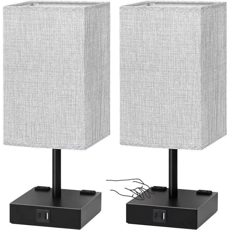 Metal USB Table Lamp