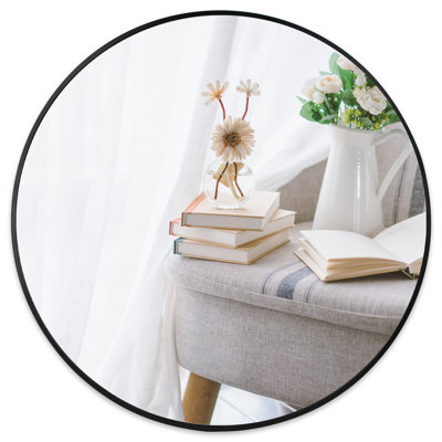 Sussy Metal Round Mirror
