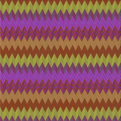 Tapis brun à motif/violet/vert