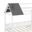 Lit simple en bois avec clôture-1820504814