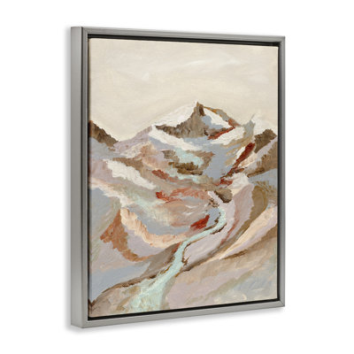 «Earthen Tones Landscape», art mural encadré par Nikita Jariwala