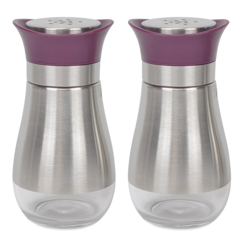 Ensemble d’agitateur à poivre et sel evelyne, Mauve