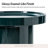 Musae Modern Round Fully Assembled End Table with Enamel Finish-90617310