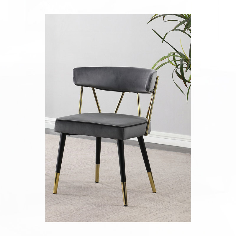 Ensemble de chaises de salle à manger en velours