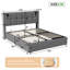 Upholstered Ottoman Storage Bed-45056511-45056510
