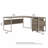 Jovonne L-Shaped Computer Desk Office Set in Modern Hickory - Reversible-1217231431