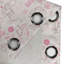 Rideaux décoratifs pour fenêtre à 2 panneaux Union Rustic Love, 50 po, corail rose et brun pâle-762482344