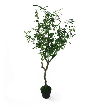 Annistyn 120cm Faux Olive Tree in Pot