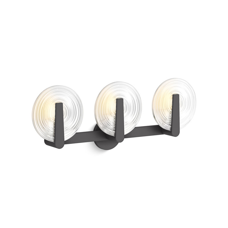 Hint Sconce, Matte Black, 10.5"H x 28"W x 10.83"D, 3 Lights