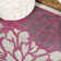 Zinnia Modern Floral Textured Weave Fuchsia/Light Gray Indoor/Outdoor Rug
