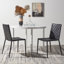 Chaise d'appoint rembourrée en cuir Brett-301507485-301507472