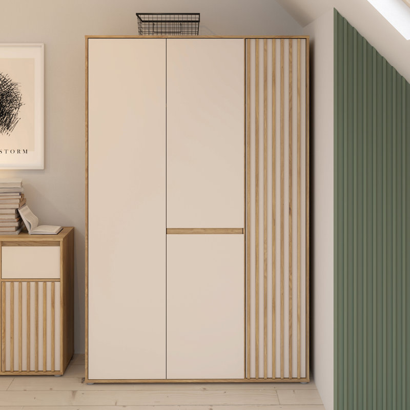 Tarance 3 Door Manufactured Wood Wardrobe