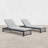Largo Pawni Teak Outdoor Chaise Lounge-397257007