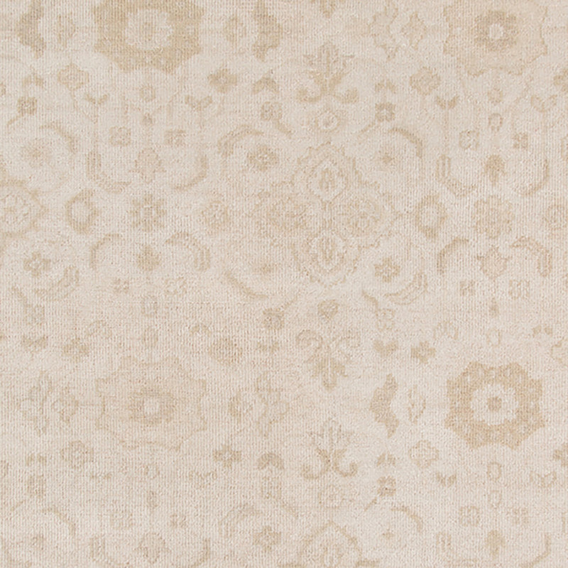 Ainsley Hand-Knotted Beige 2'x3' Rug, Rectangle 2' x 3'