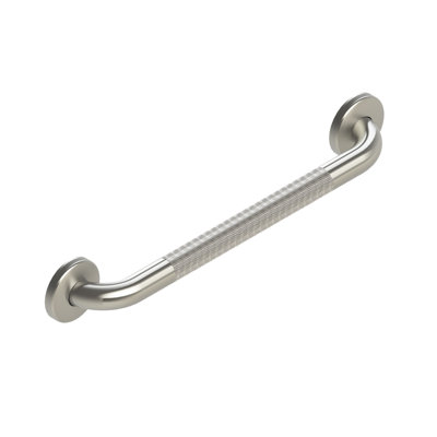 Easy Mount Grab Bar in Knurled, ADA Compliant Bath and Shower Grab Bar (500 lb. Capacity)