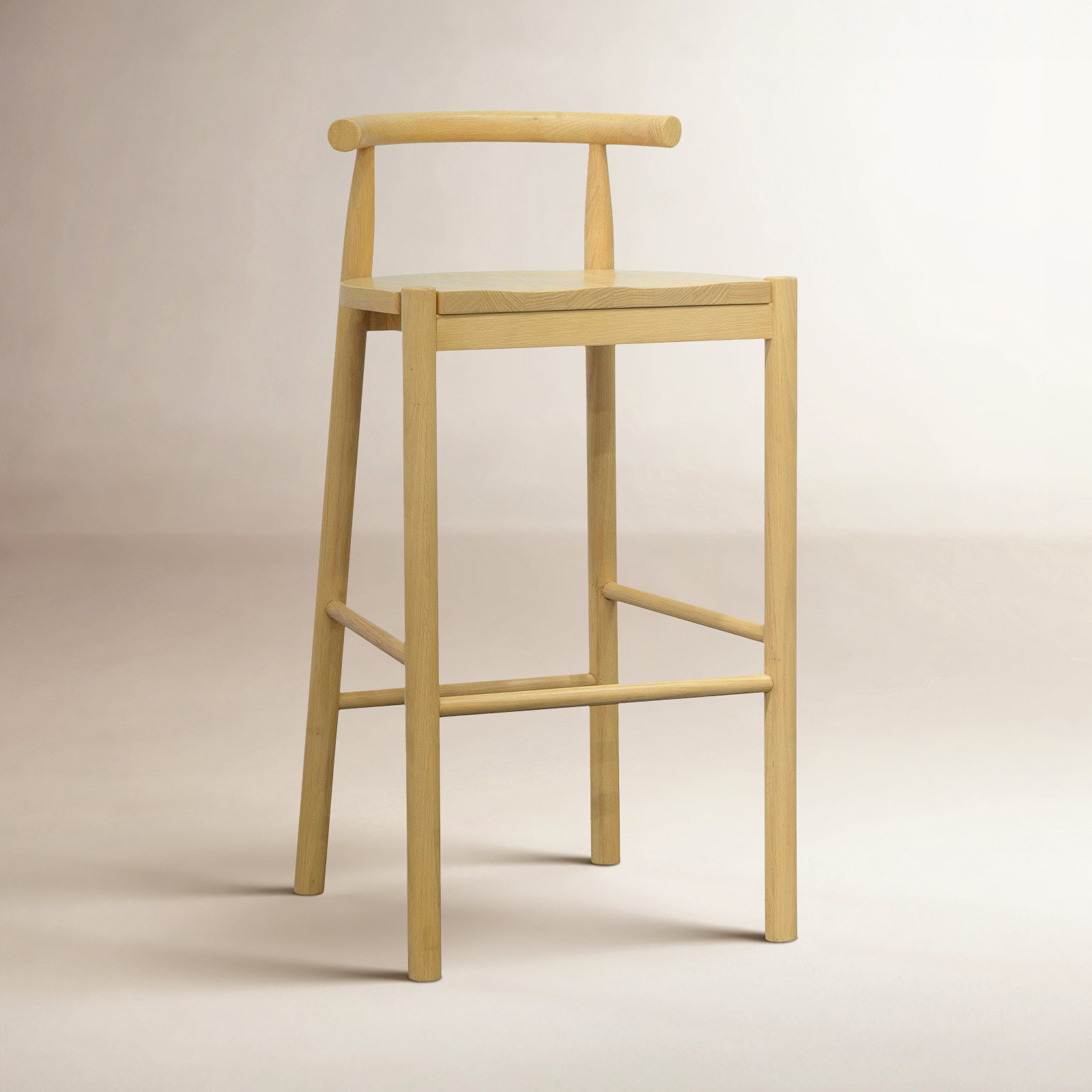 Davion 30" Bar Stool, Tan