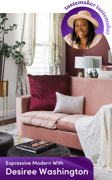 Bold and dramatic modern style.