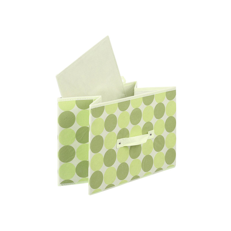 Rebrilliant Fabric Decorative Bin, Green
