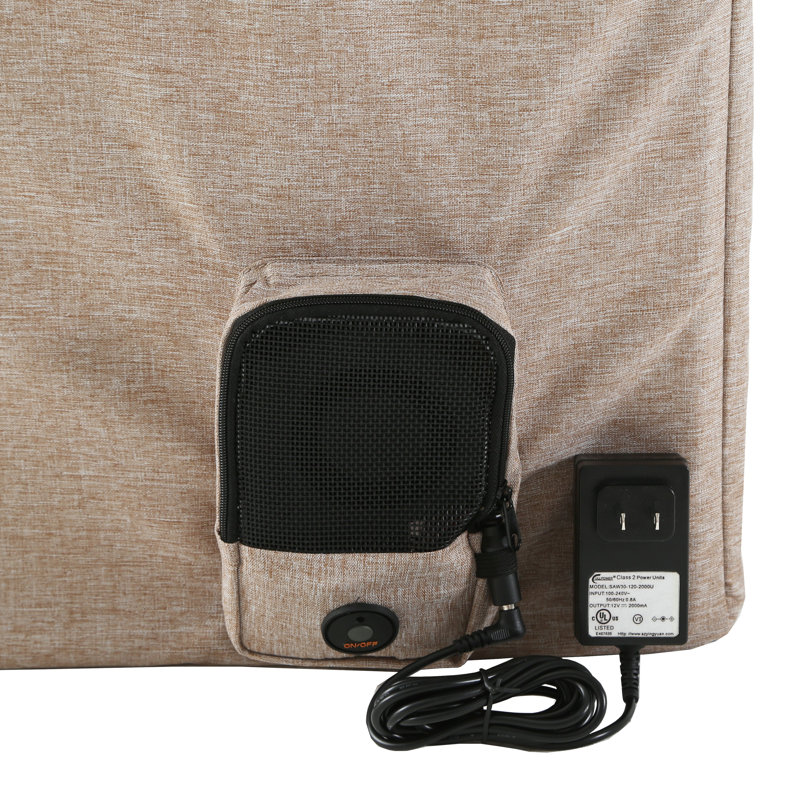 Small Beige Insulated Smart Pet House with Heating and Cooling