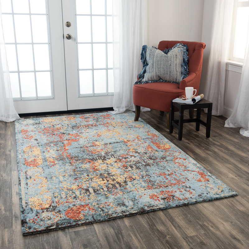Wool Abstract Indoor Rug, Rectangle 10' x 13'
