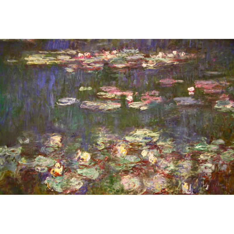 Aslynn Waterlily Painting - Wrapped Canvas Painting, 20cm H x 30cm W x 3.8cm D