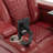 270 Degree Swivel PU Leather Power Recliner Individual Seat Home Theater Recliner With Tray Table-1483950877