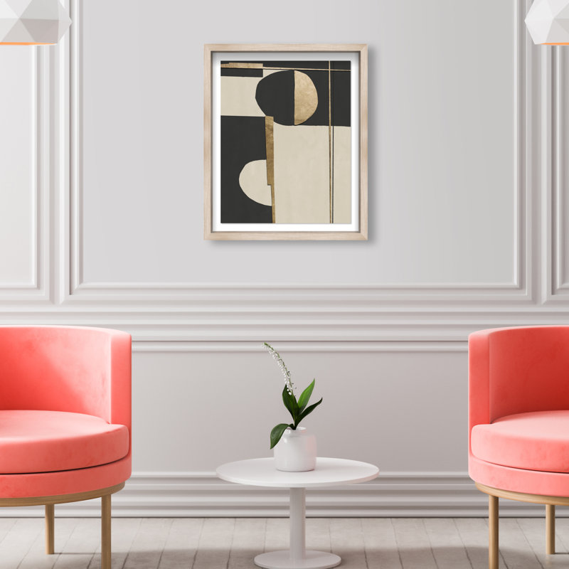 Balance Framed Graphic Art, 25.5"H x 31.5"W, Natural Oak Shadowbox