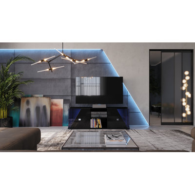 Bavar Unfinished TV Stand for TVs up to 88"