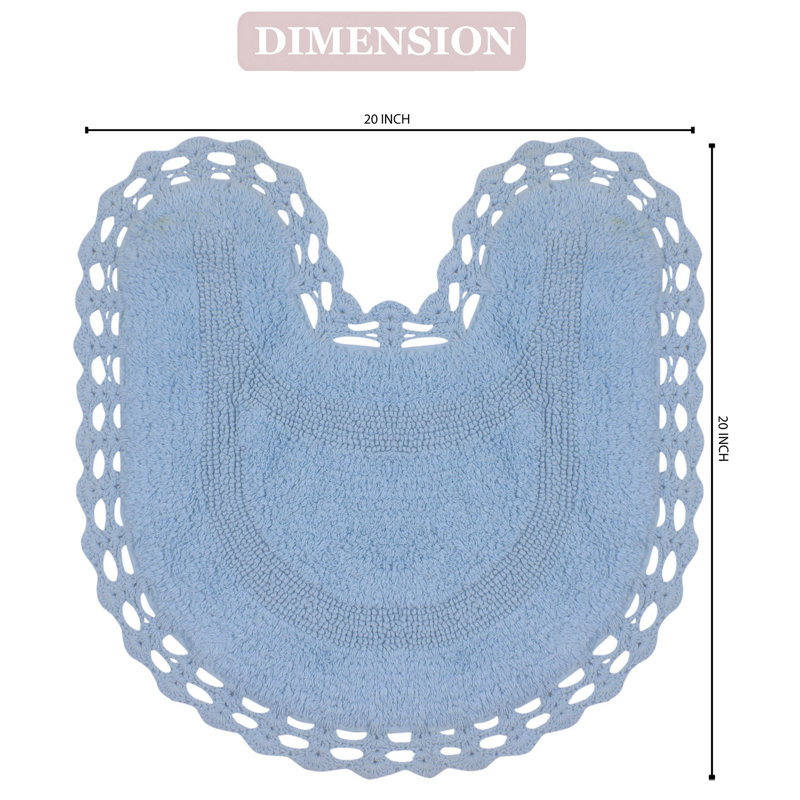 Tapis de salle de bain Hampton, bleu