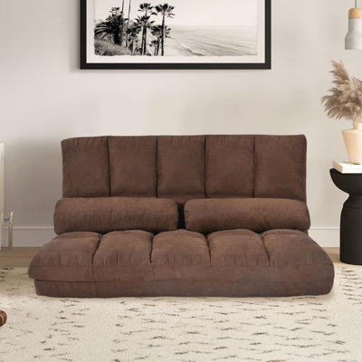 Karmel 45.67'' Upholstered Reclining Sleeper Sofa