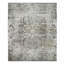 Tapis gris en laine noué à la main 8 pi 3 po x 10 pi